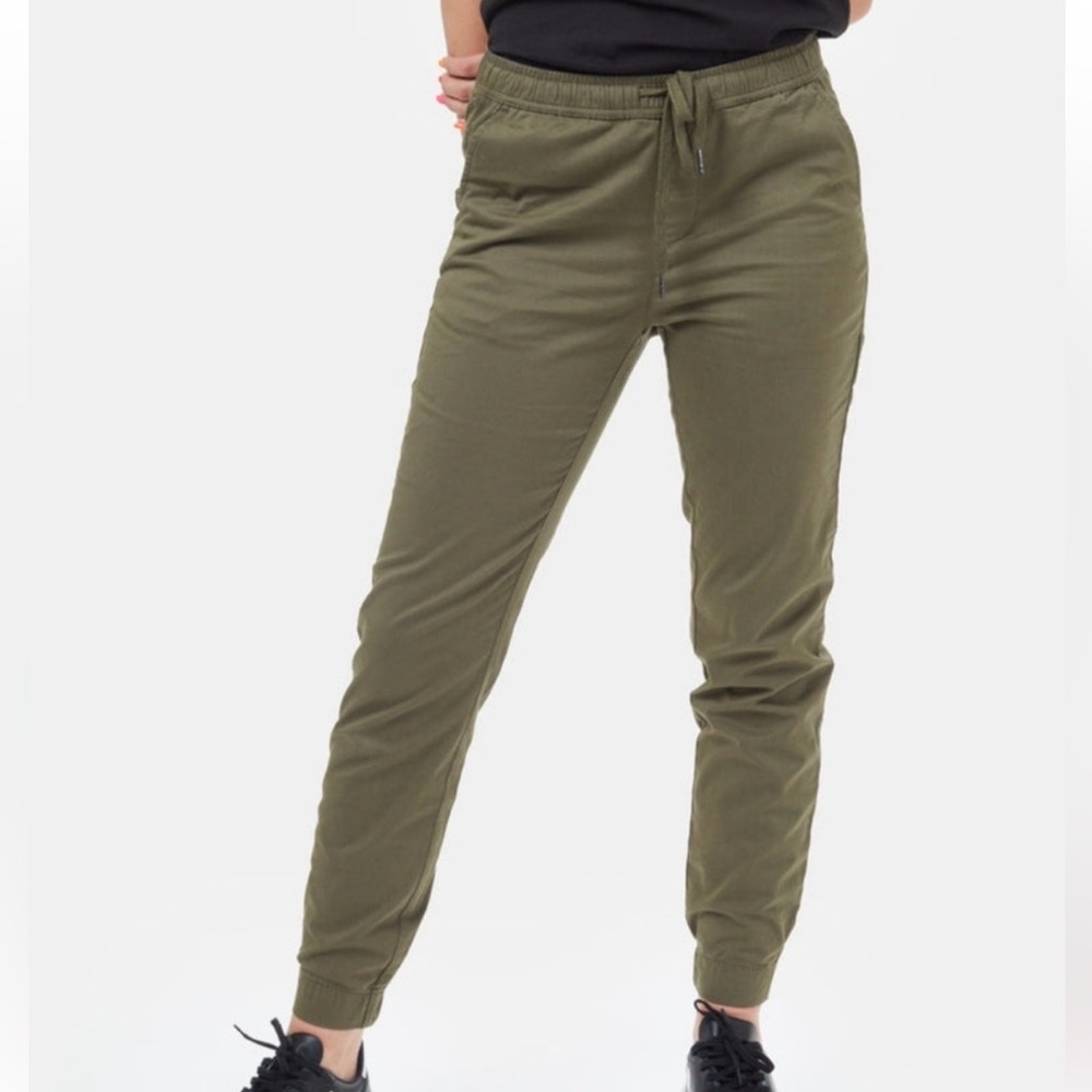 Tentree cargo pants olive green